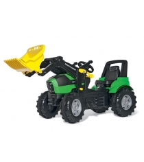 Детский педальный трактор Rolly Toys Зеленый 710034